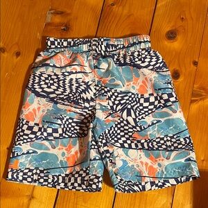 Colorful Patterned Swim Shorts